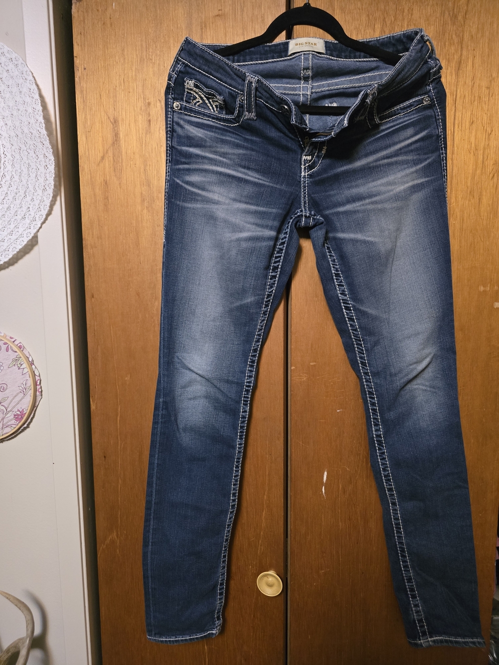 Big Star Skinny Jeans in Medium Indigo Wash